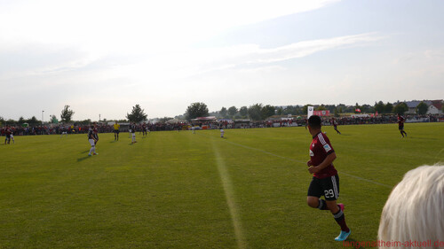 TSV Weißenburg gegen den 1. FC Nürnberg am 2 Juli 2014