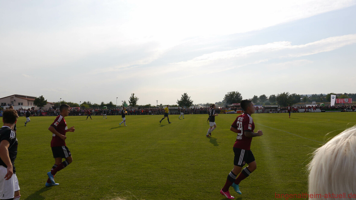 TSV Weißenburg gegen den 1. FC Nürnberg am 2 Juli 2014