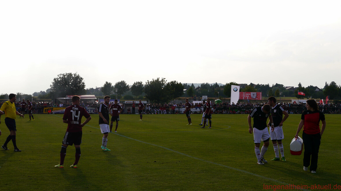 TSV Weißenburg gegen den 1. FC Nürnberg am 2 Juli 2014