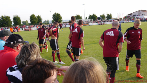 TSV Weißenburg gegen den 1. FC Nürnberg am 2 Juli 2014