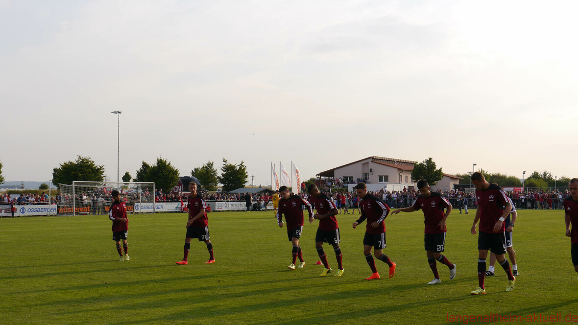 TSV Weißenburg gegen den 1. FC Nürnberg am 2 Juli 2014