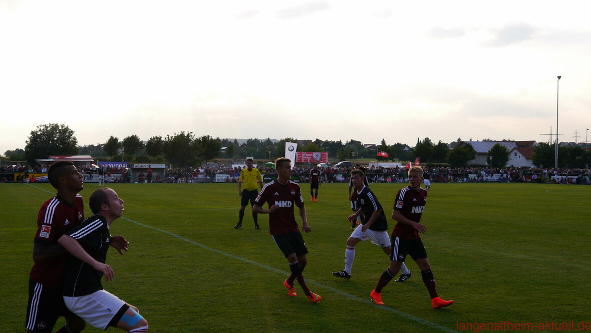 TSV Weißenburg gegen den 1. FC Nürnberg am 2 Juli 2014