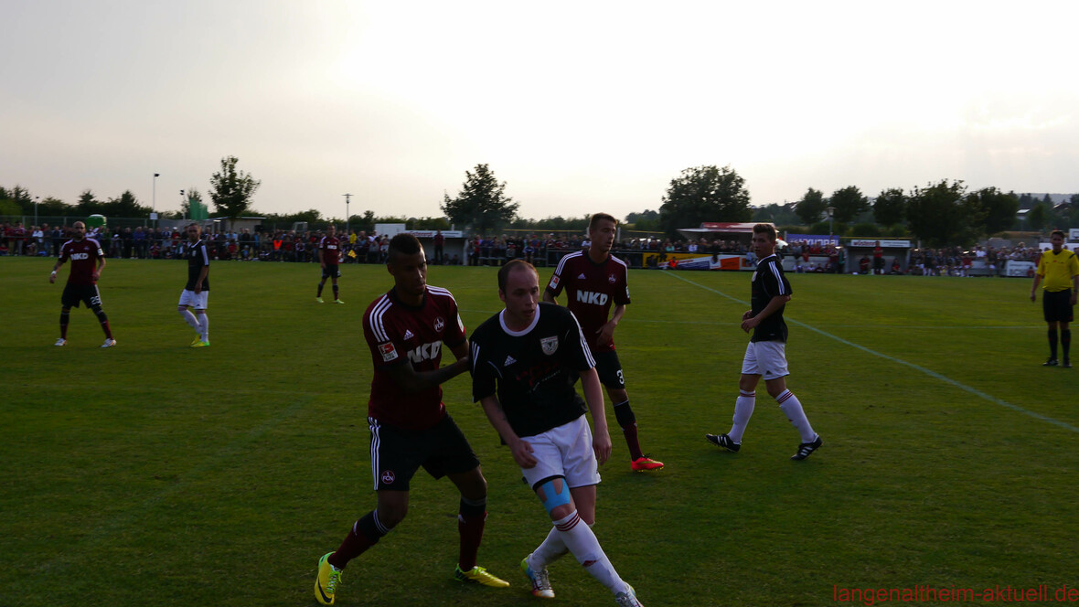 TSV Weißenburg gegen den 1. FC Nürnberg am 2 Juli 2014