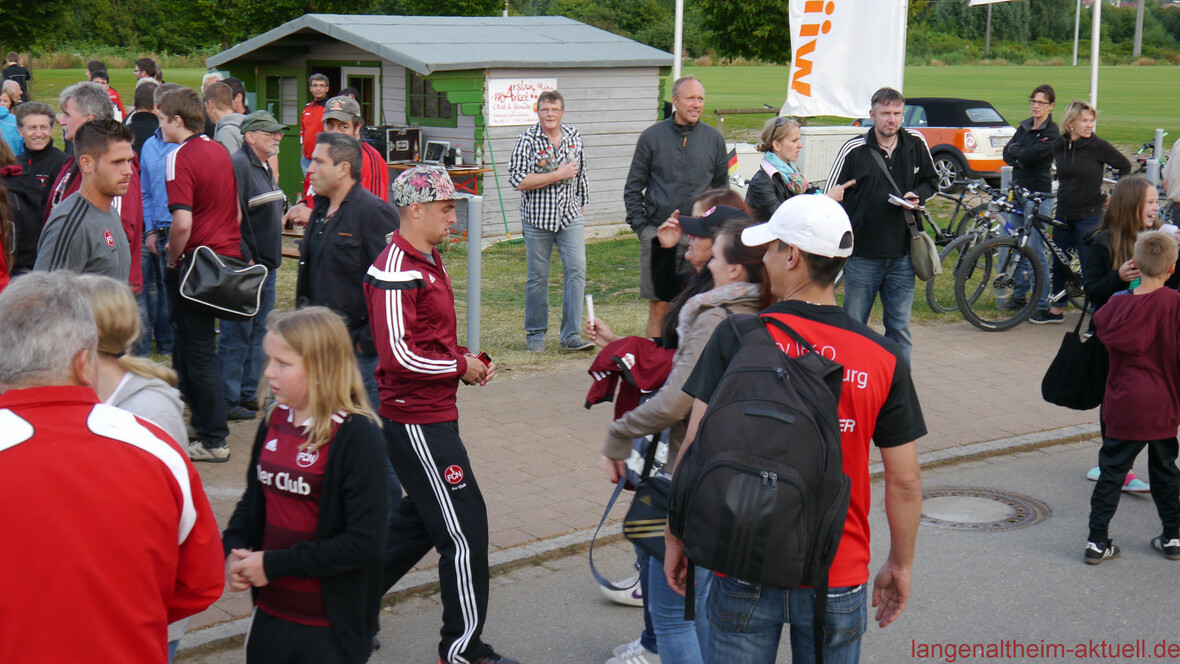 TSV Weißenburg gegen den 1. FC Nürnberg am 2 Juli 2014